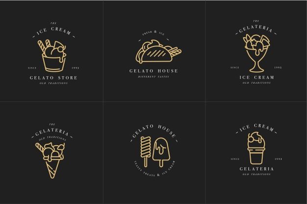 set-design-golden-templates-logo-emblems-ice-cream-gelato-trendy-linear-style-isolated_163983-925-8805774-8072967