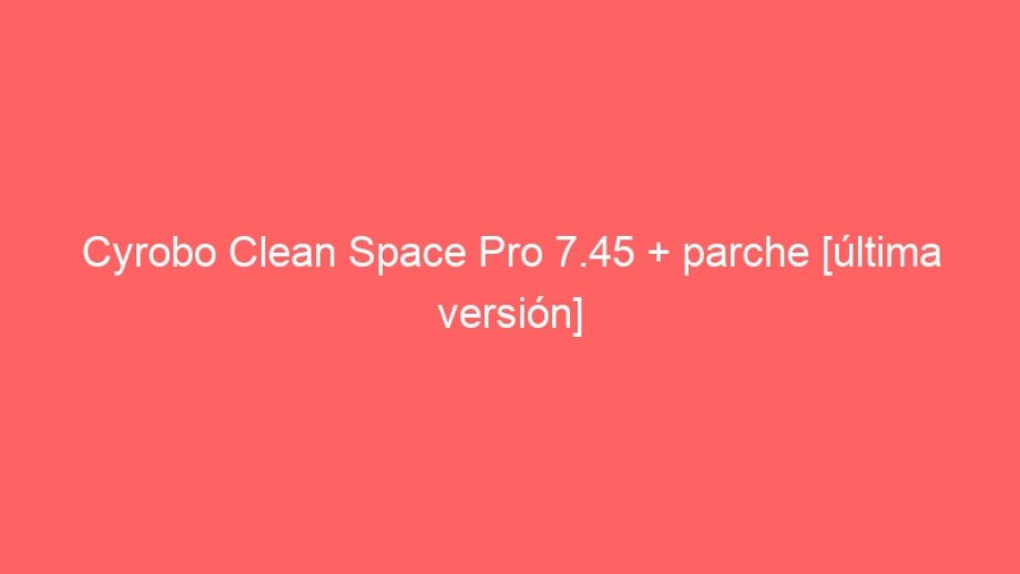 cyrobo clean space pro 7.23 portable