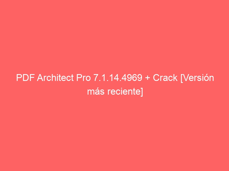 download PDF Architect Pro 9.0.47.21330