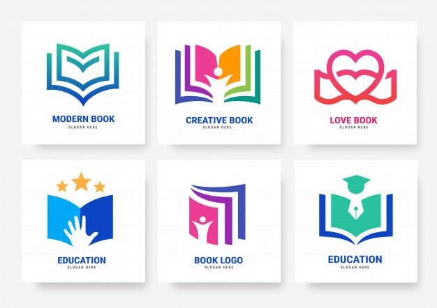 set-book-logo-templates_25572-171-4271656
