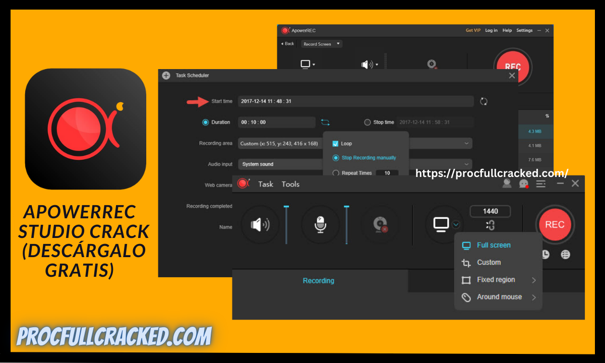 Apowerrec Descargar Gratis