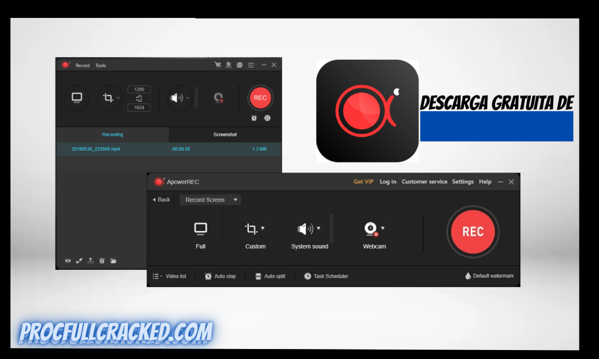 Apowersoft Grabador de Pantalla