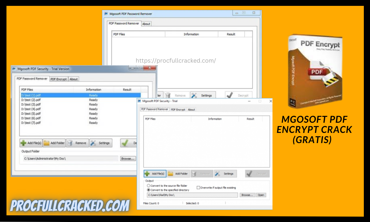 Mgosoft PDF Encrypt Crack