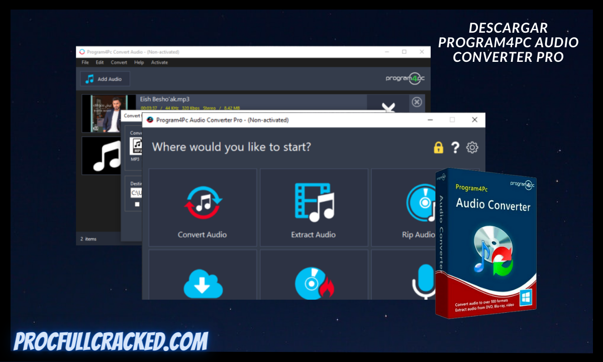 Program4Pc Audio Converter Pro crack