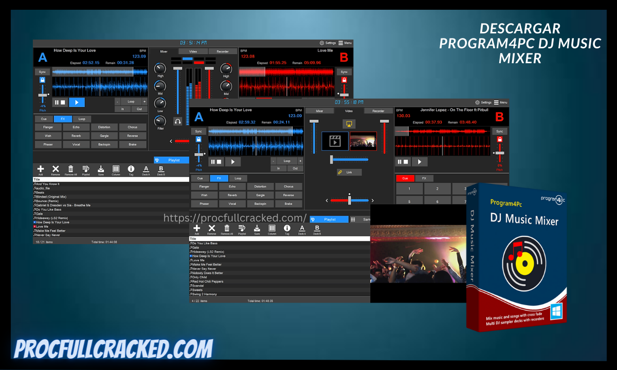 Program4Pc DJ Music Mixer crack