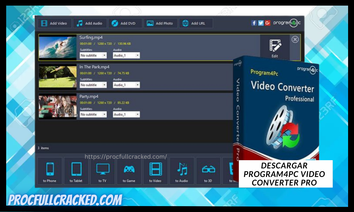 Program4Pc Video Converter Pro crack