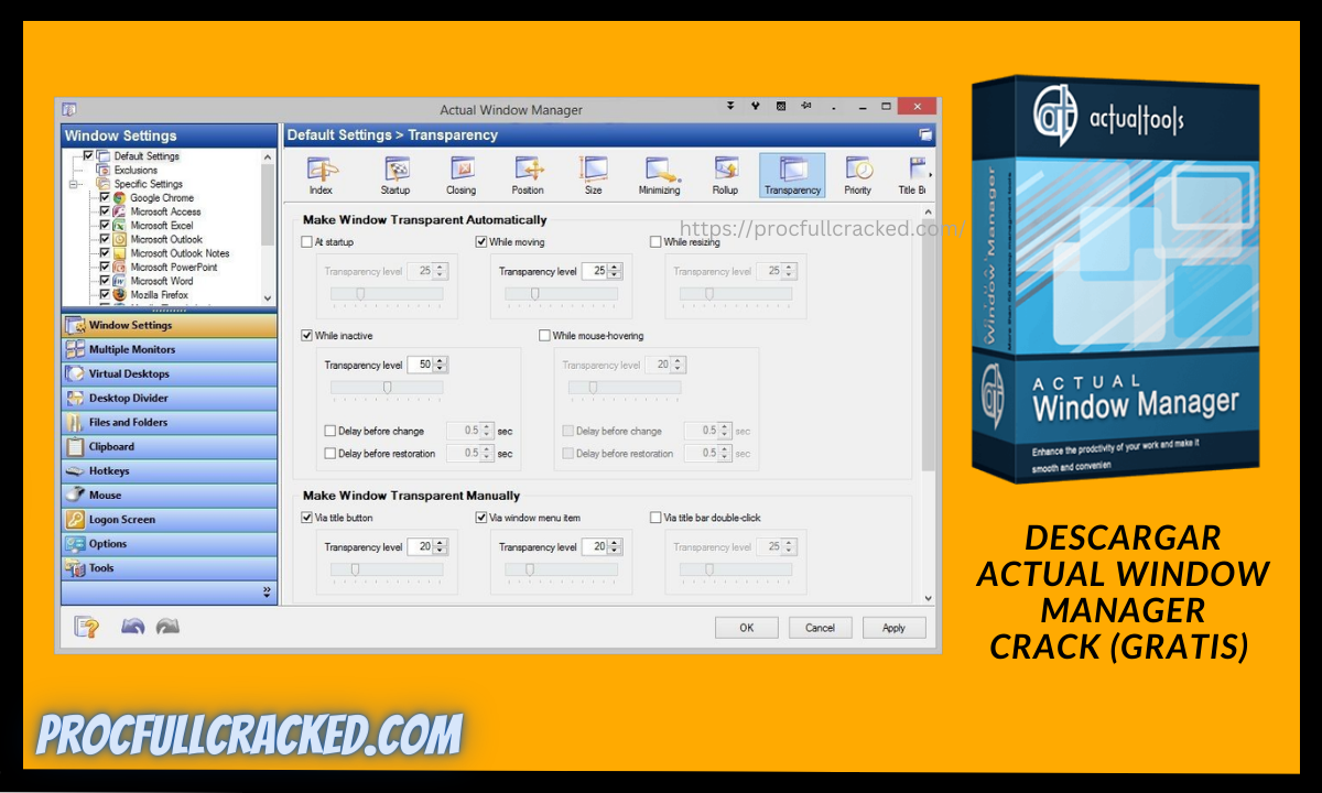 actual window manager Crack