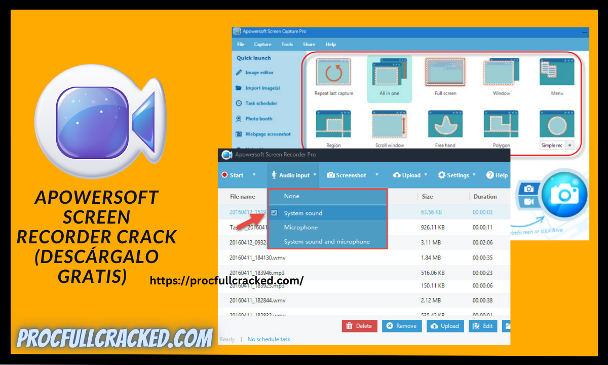 apowersoft online screen recorder