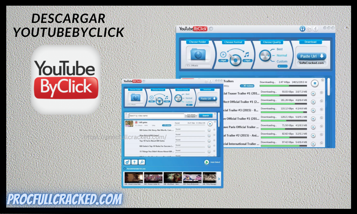 youtube by click