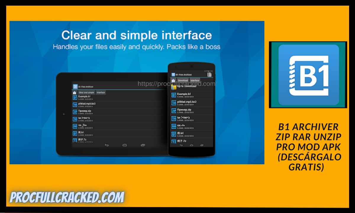 B1 Archiver zip rar unzip Pro Mod Apk