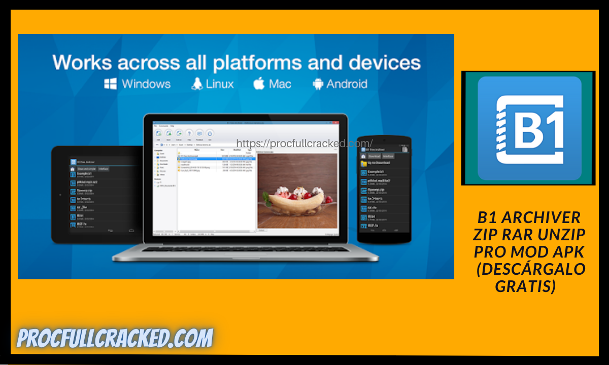 B1 Archiver zip rar unzip Pro Crack Free