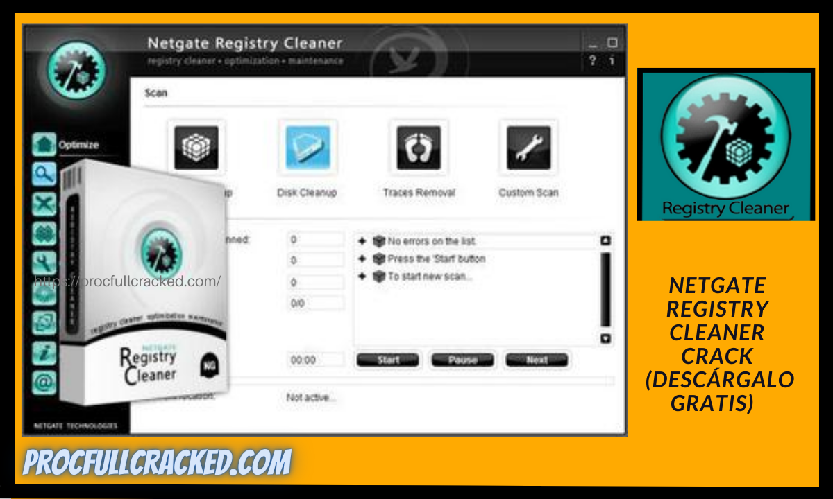 NETGATE Registry Cleaner Crack